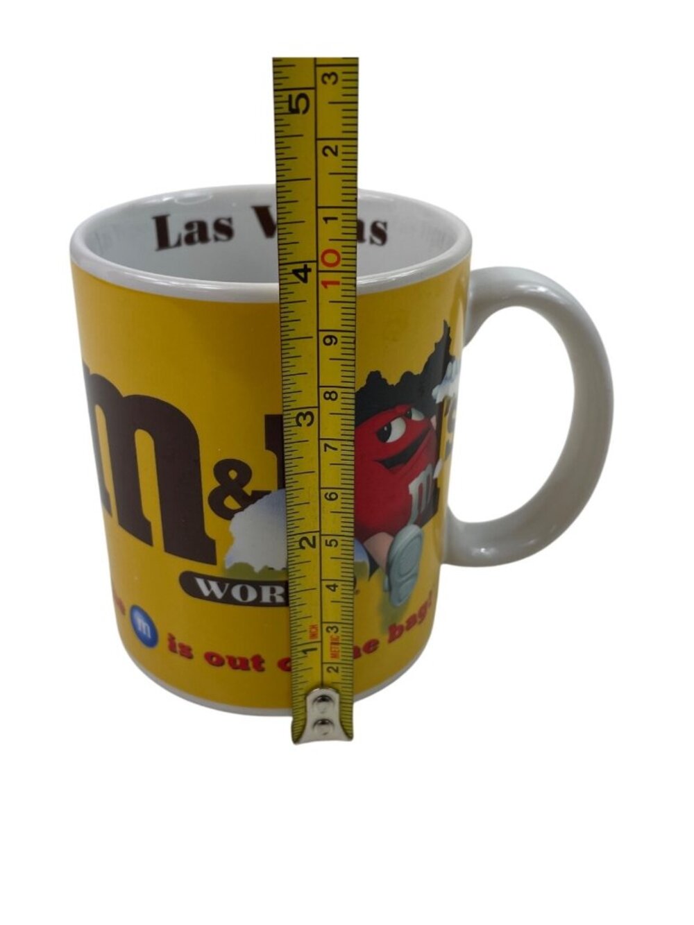 M&M World Ceramic Coffee Mug Las Vegas Souvenir Cup - Picture 7 of 8